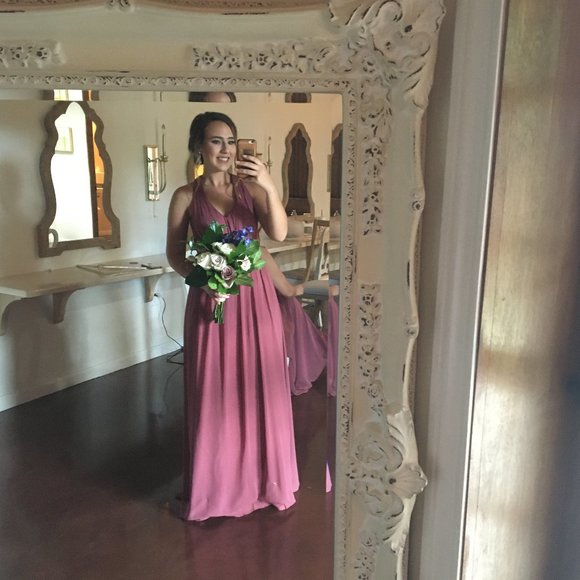 Azazie Nikka Bridesmaids Dress Desert 